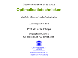 (x): i - Telin - Universiteit Gent