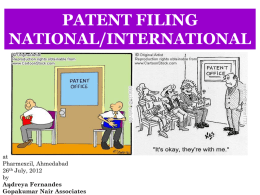 Patent Filing Procedures
