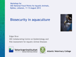 Biosecurity in Aquaculture - RR-Middleeast
