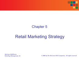 Retail Marketing Strategy - Warrington College of Business
