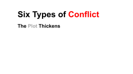 Types of Conflict Lesson 2 | PPT