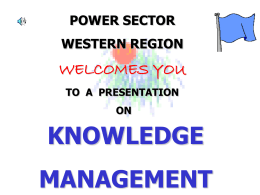 knowledge management- introductory presentation