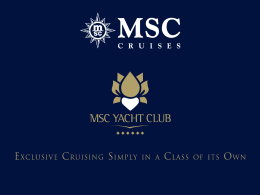 MSC YACHT CLUB