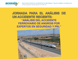 jornada sobre el accidente ferroviario del 24-07-2013