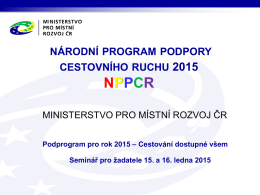 NPPCR-Prezentace seminář 15.-16.1.2015