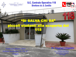Presentazione progetto - 8° Circolo Didattico San Pio X Foggia