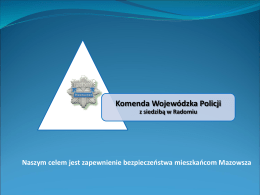 Bezpieczne wakacje - Mazowiecka Komenda Wojewódzka Policji z