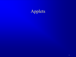 Applets ()