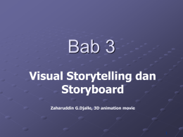 Bab 3 Visual Storytelling dan Storyboard