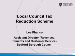 Bedford Borough Council - Bedfordshire Advice Forum