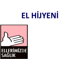 el hijyeni - Erzurum Bölge Eğitim ve Araştırma Hastanesi