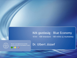 Kék gazdaság – Blue Economy