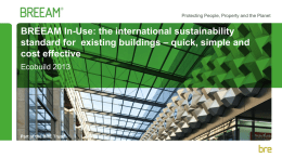What are the benefits of BREEAM In-Use?