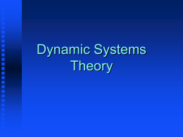 Dynamical systems