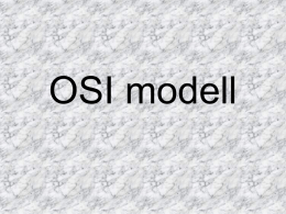 Az OSI modell (Kató Gergely előadása)