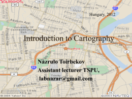 Cartography for Kids - Földügyi és Térinformatikai Tudásközpont