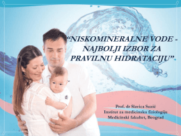 Niskomineralne vode – najbolji izbor za pravilnu hidrataciju