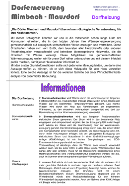 Infoblatt 1301 Dorfheizung - Mimbach
