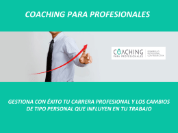Accede al documento - Coaching para profesionales