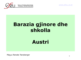 Barazia gjinore dhe arsimi ne Austri
