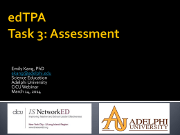 edtpa Assessment Powerpoint 3/20/14 8:50 AM