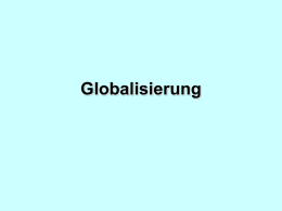 Globalisierung - WordPress.com