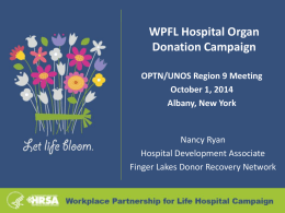 WPFL Hospital Campaign Presentation