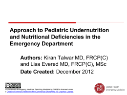 pediatricmalnutrition - Global Emergency Health Medicine