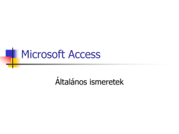 Microsoft Access - NymE