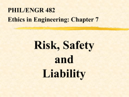 Risk Lecture on 2/28/01 in PowerPoint format