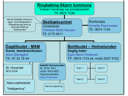 Satellit Holmelunden - Skelbæk Centret - Ringkøbing