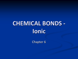 ionic bonding powerpoint