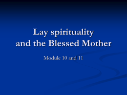 Lay empowerment and the Blessed Mother - CBCP-BEC