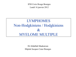 Lymphomes(CroixRougeBourges)2012