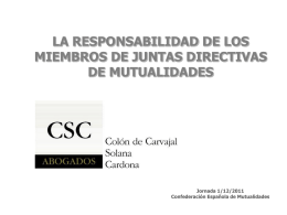 A. Solana - Confederación Española de Mutualidades