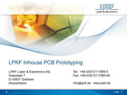 LPKF ProtoLaser U3 - Electronics For You Expo
