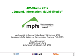 JIM-Studie 2012