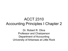 Chapter 2 - University of Arkansas at Little Rock