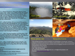 3 NIGHTS/4DAYS Taita Taveta County Cultural Experience In Home
