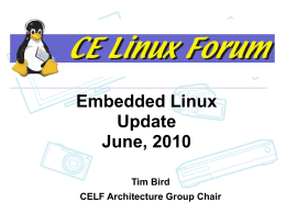 State-of-embedded-Linux-June-2010-update