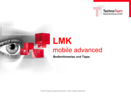 Das Paket LMK mobile advanced