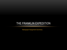 The Franklin Expedition_answers