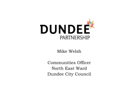 Dundee Partnership context
