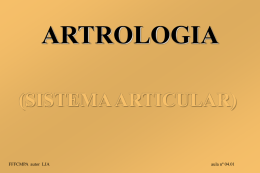 Aula 3 &ndash; Artrologia