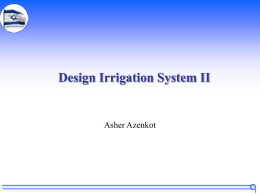 Design Irrigation System