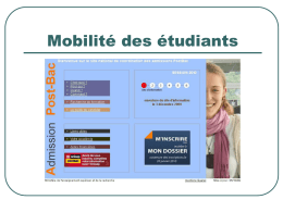 Mobilité des étudiants à l`Université Rennes 2