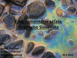 Environmentálne záťaže stredného Slovenska