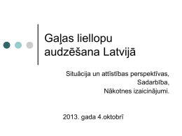 Gaļas liellopu audzēšana Latvijā