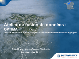 Presentation_Optima_AtelierFusionDonnees - CNRM