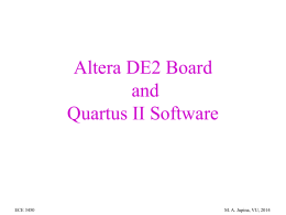 Altera Products Intro Slides